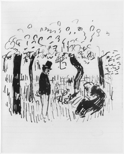 Page of a Sketchbook by Edouard Vuillard